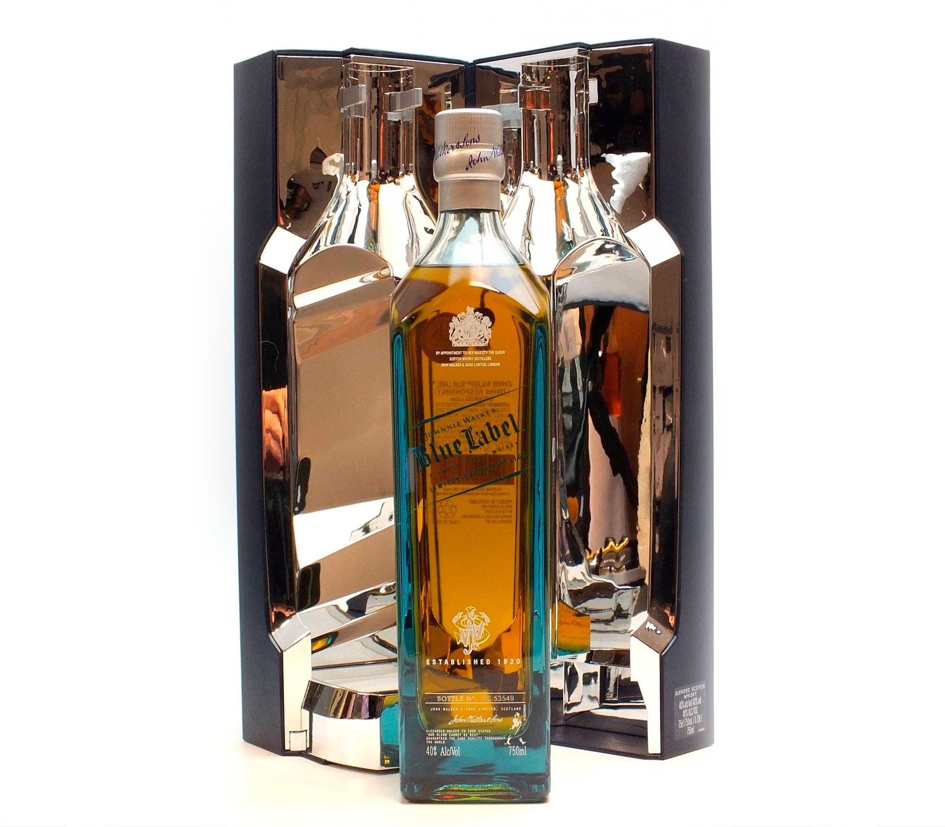 Blue Label Limited Edition Design Mirrored