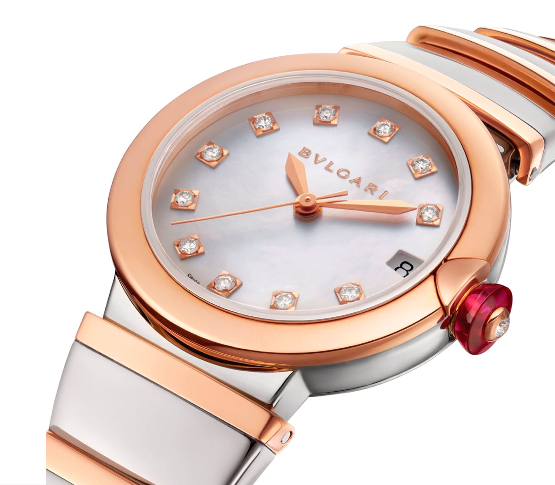 Lvcea em Ouro Rosa e Diamantes 33mm