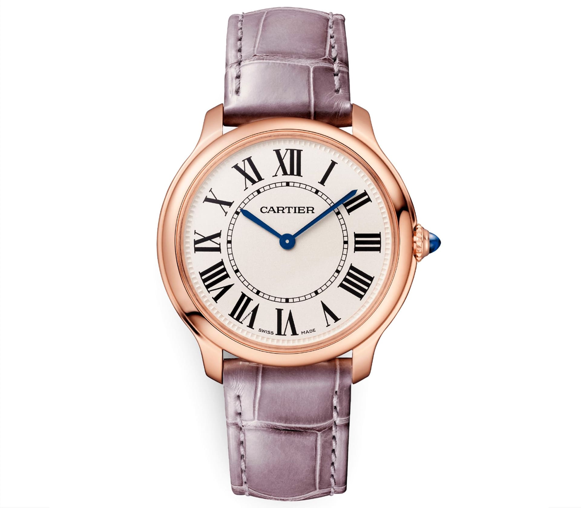 Ronde Louis Cartier em Ouro Rosa 36mm