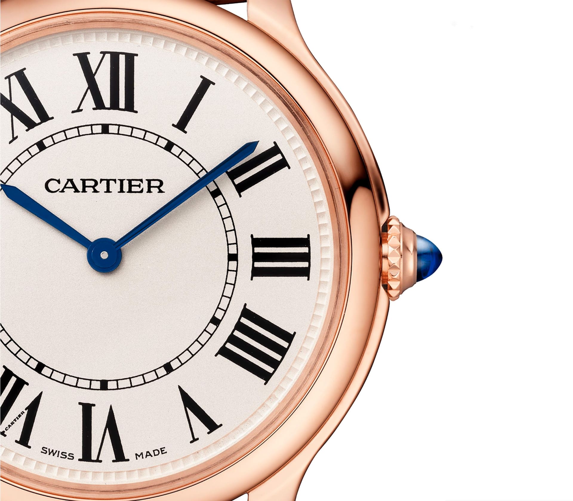 Ronde Louis Cartier em Ouro Rosa 36mm