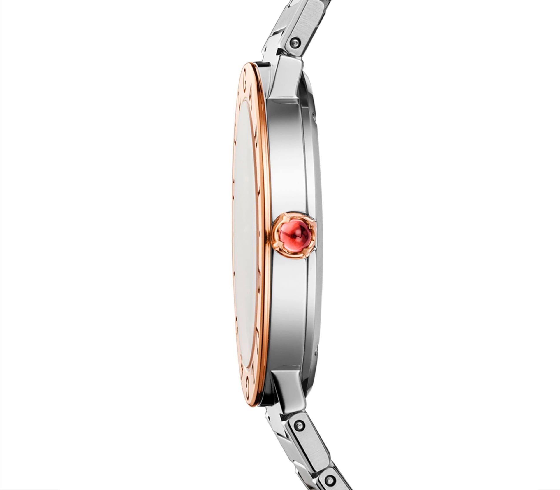 BVLGARI BVLGARI em Ouro Rosa e Diamantes 33mm