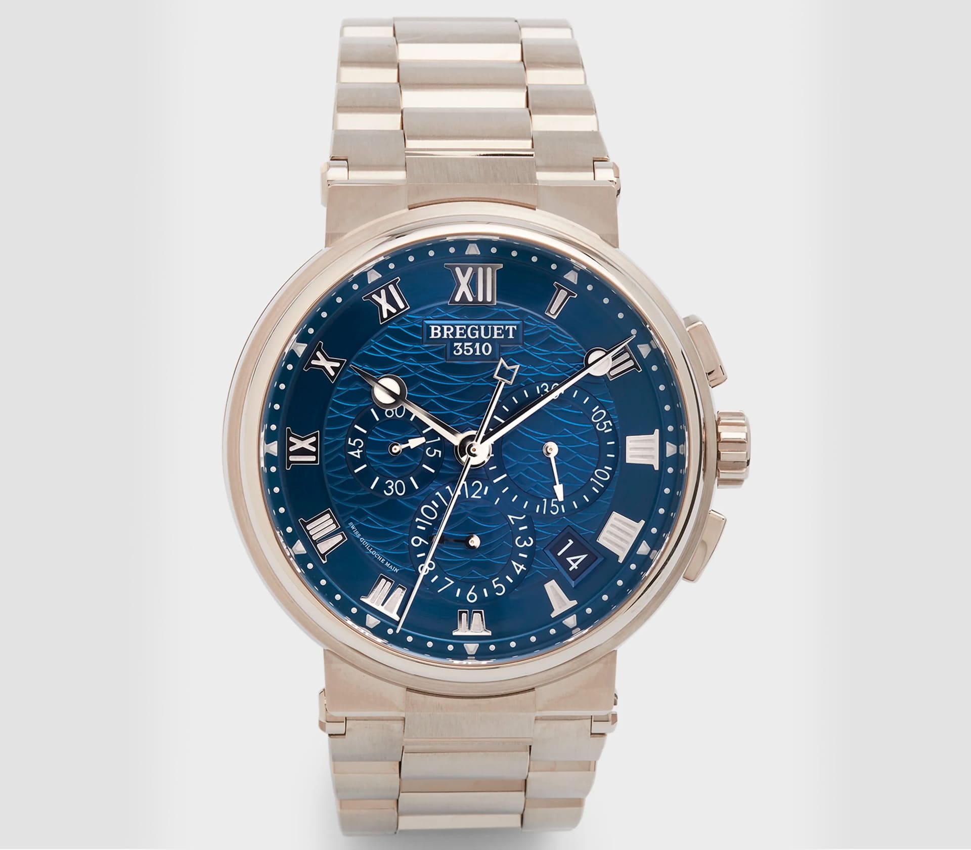 Marine Chronograph em Ouro Branco 42.3mm