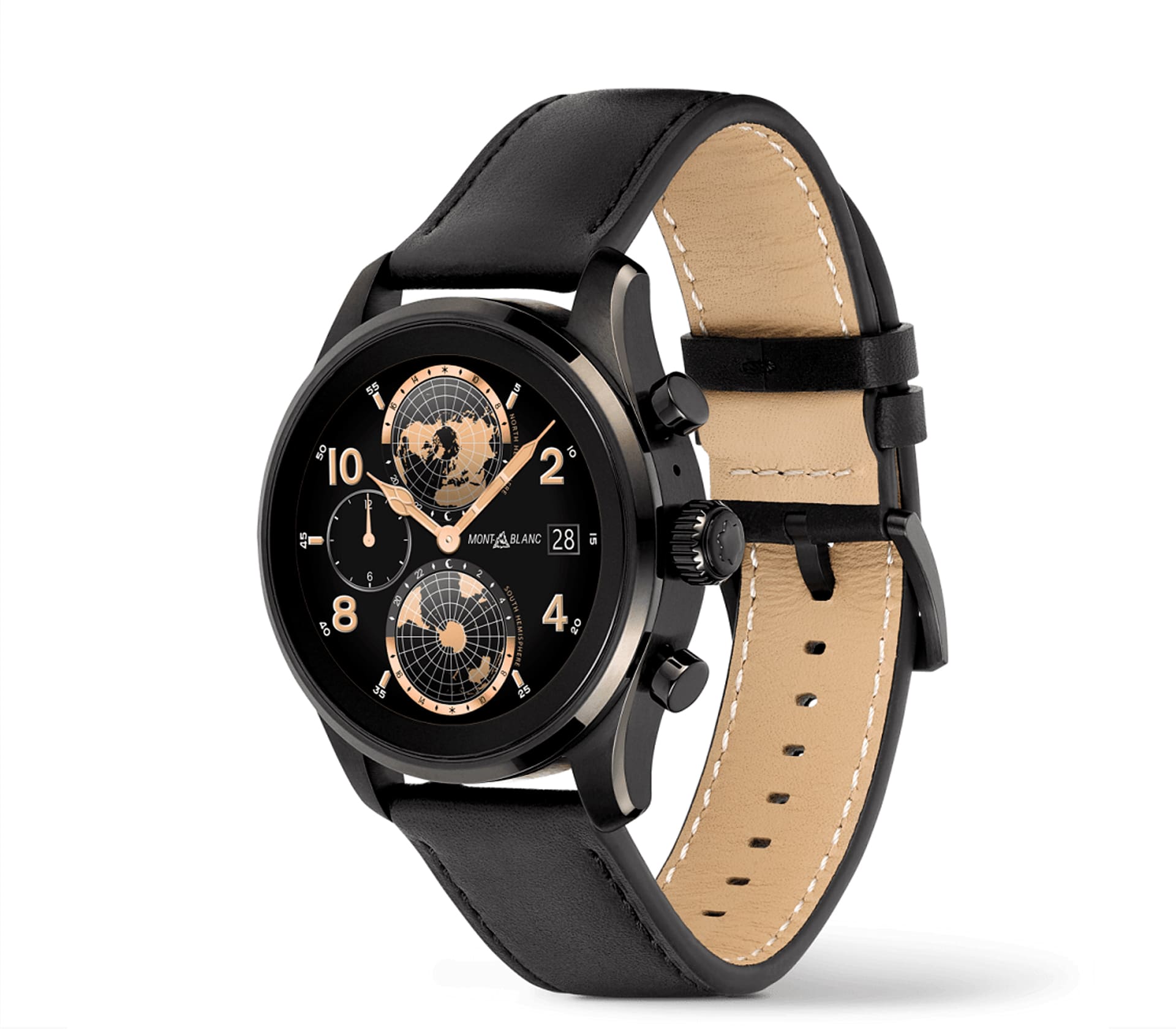 Summit 3 Smartwatch - Caixa em Titânio Preto e 2 pulseiras