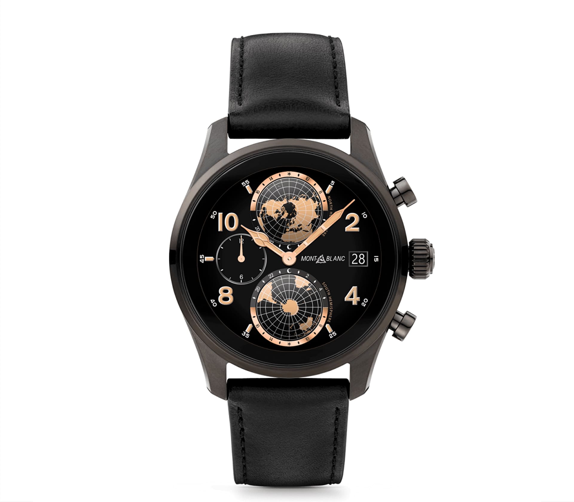 Summit 3 Smartwatch - Caixa em Titânio Preto e 2 pulseiras
