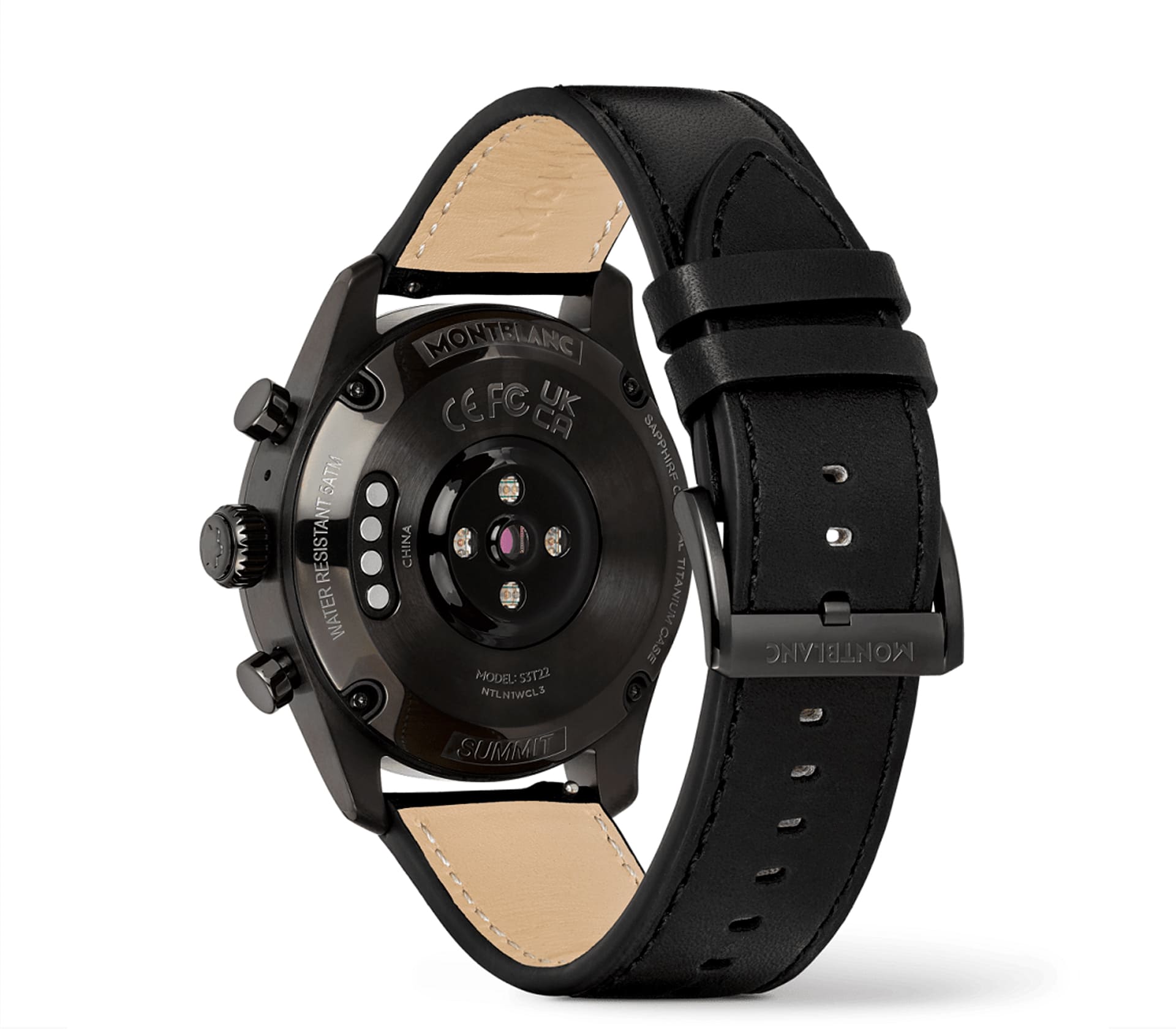 Summit 3 Smartwatch - Caixa em Titânio Preto e 2 pulseiras