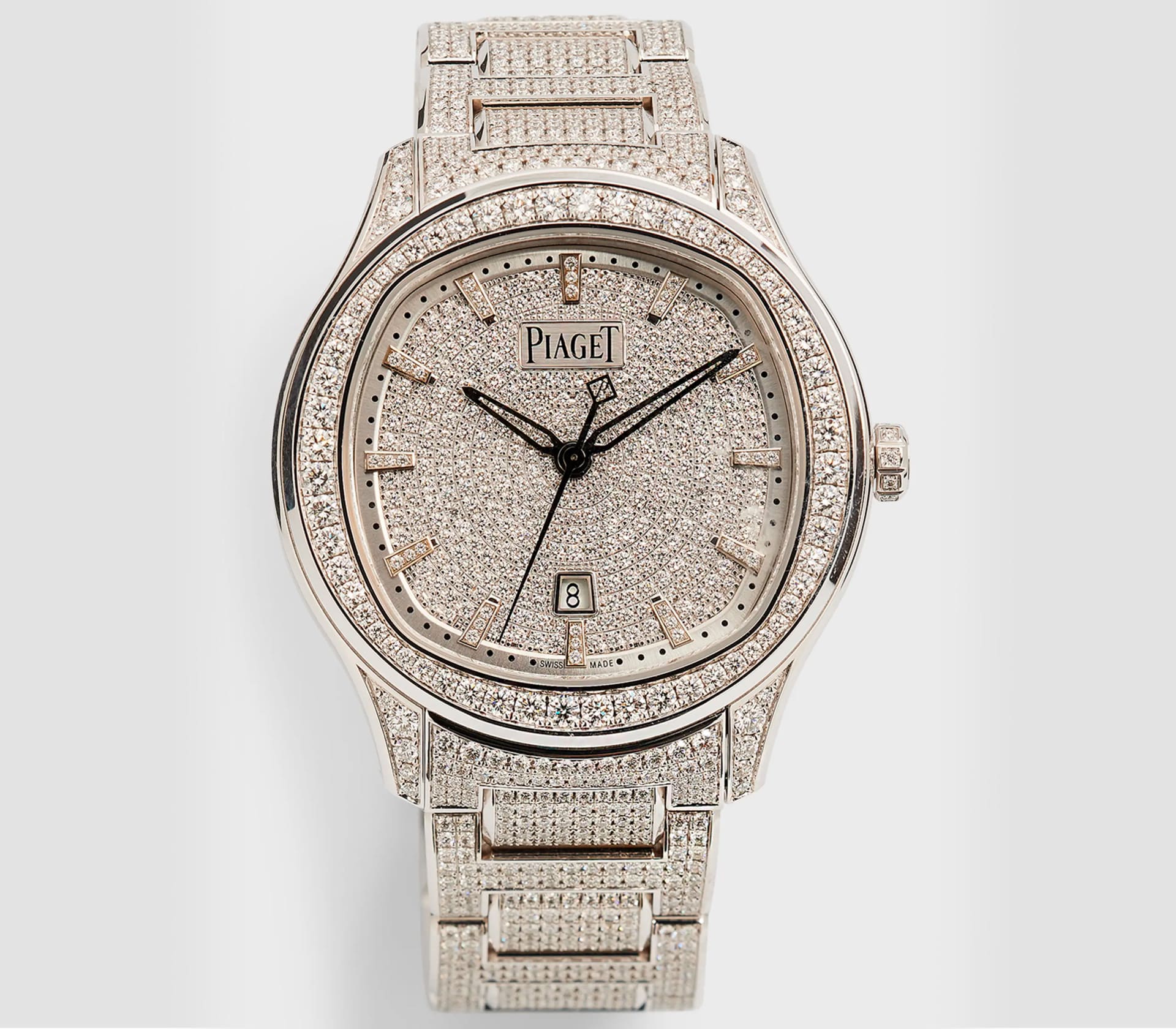 Ballon Bleu em Ouro Rosa e Diamantes 33mm