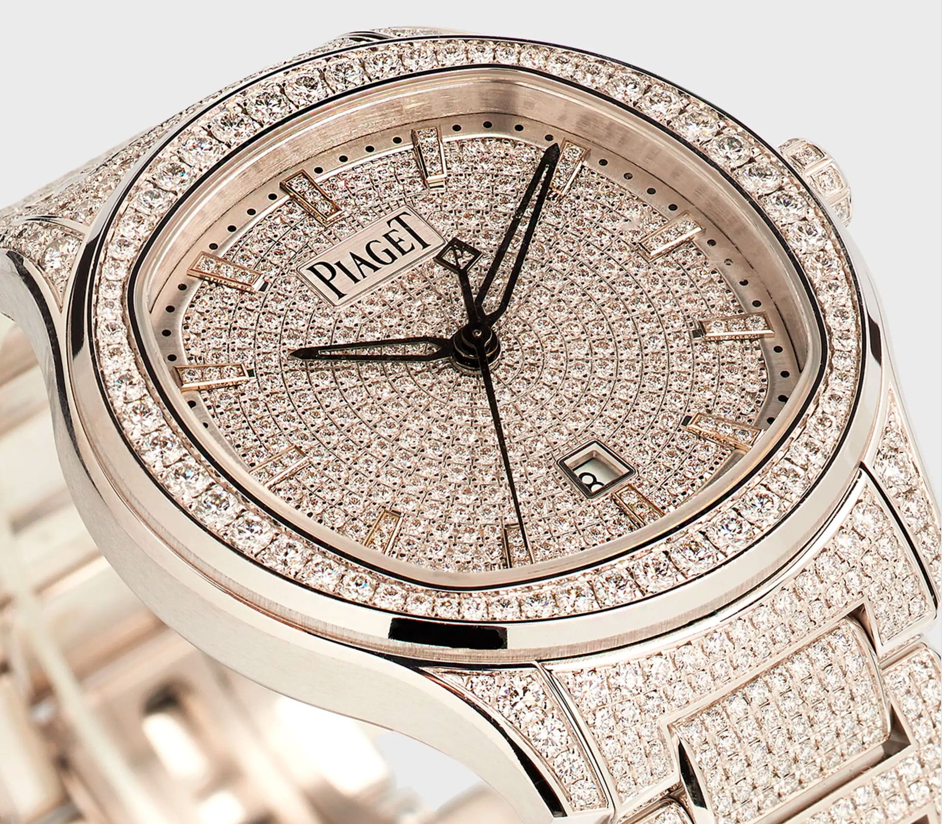 Ballon Bleu em Ouro Rosa e Diamantes 33mm