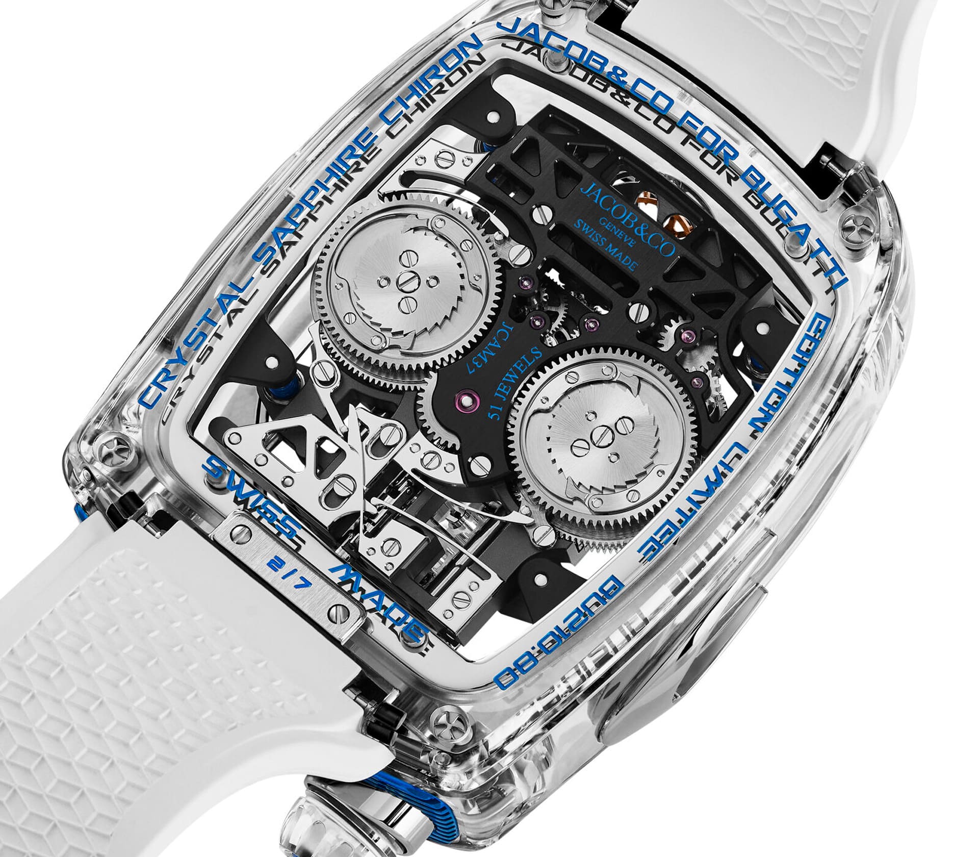 Auberlen Skeleton em Ouro Rosa 44mm