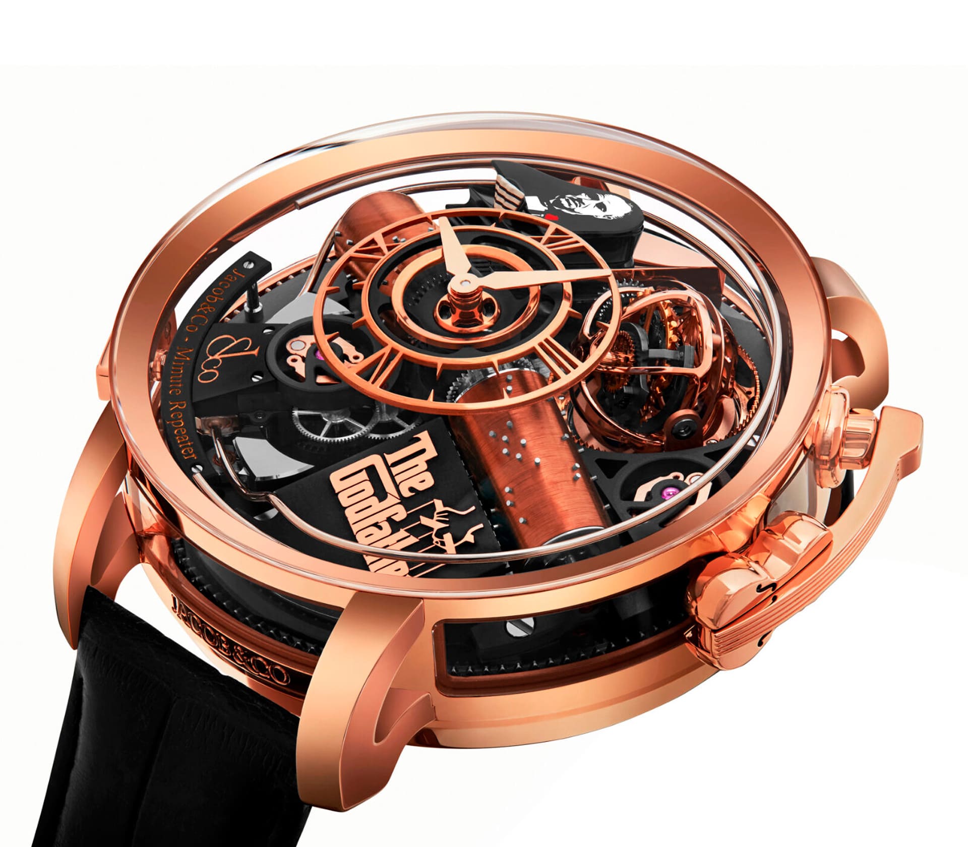 Rose Cut em Ouro Rosa e Diamantes 36mm