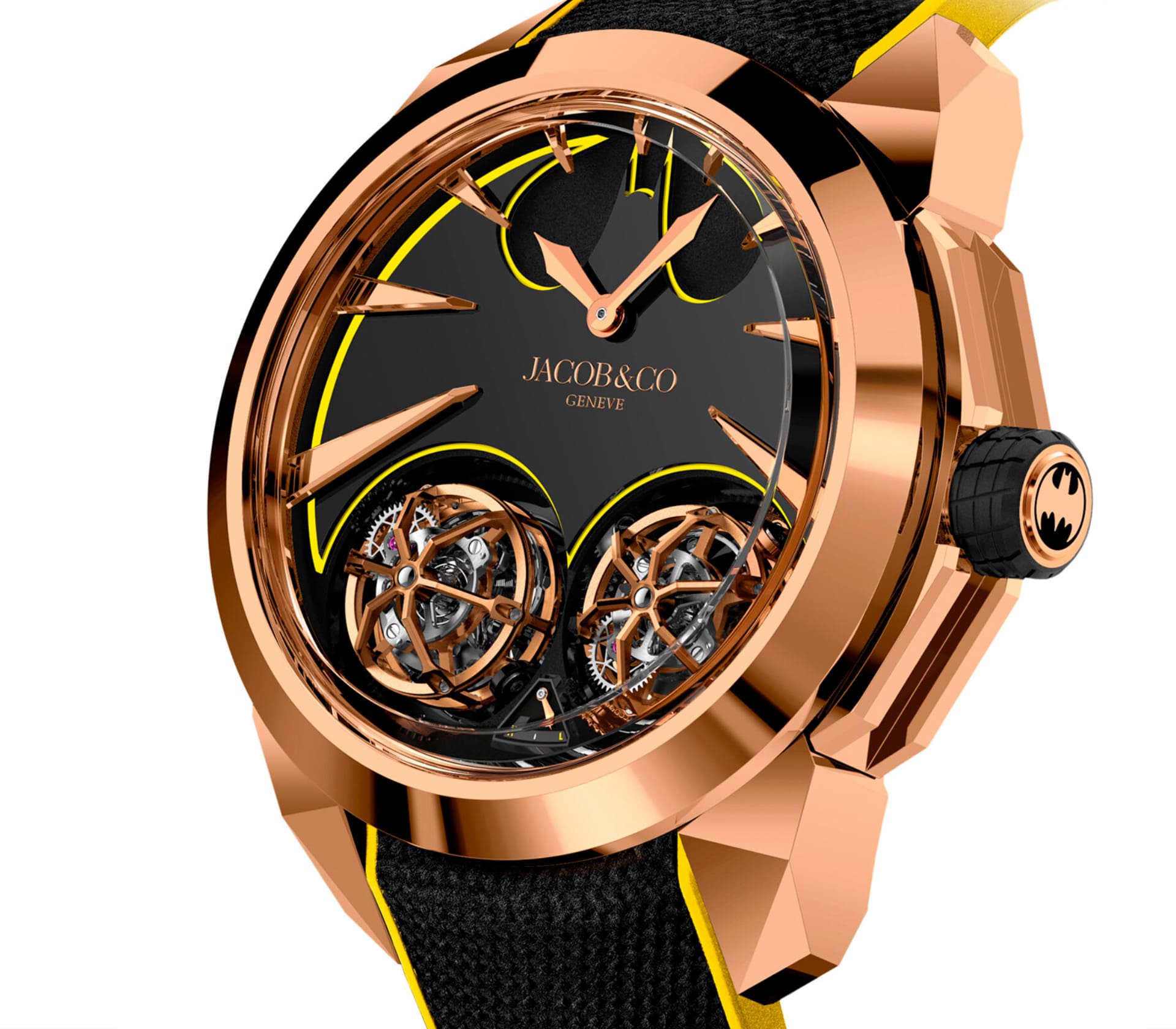 Auberlen Skeleton em Ouro Rosa 44mm