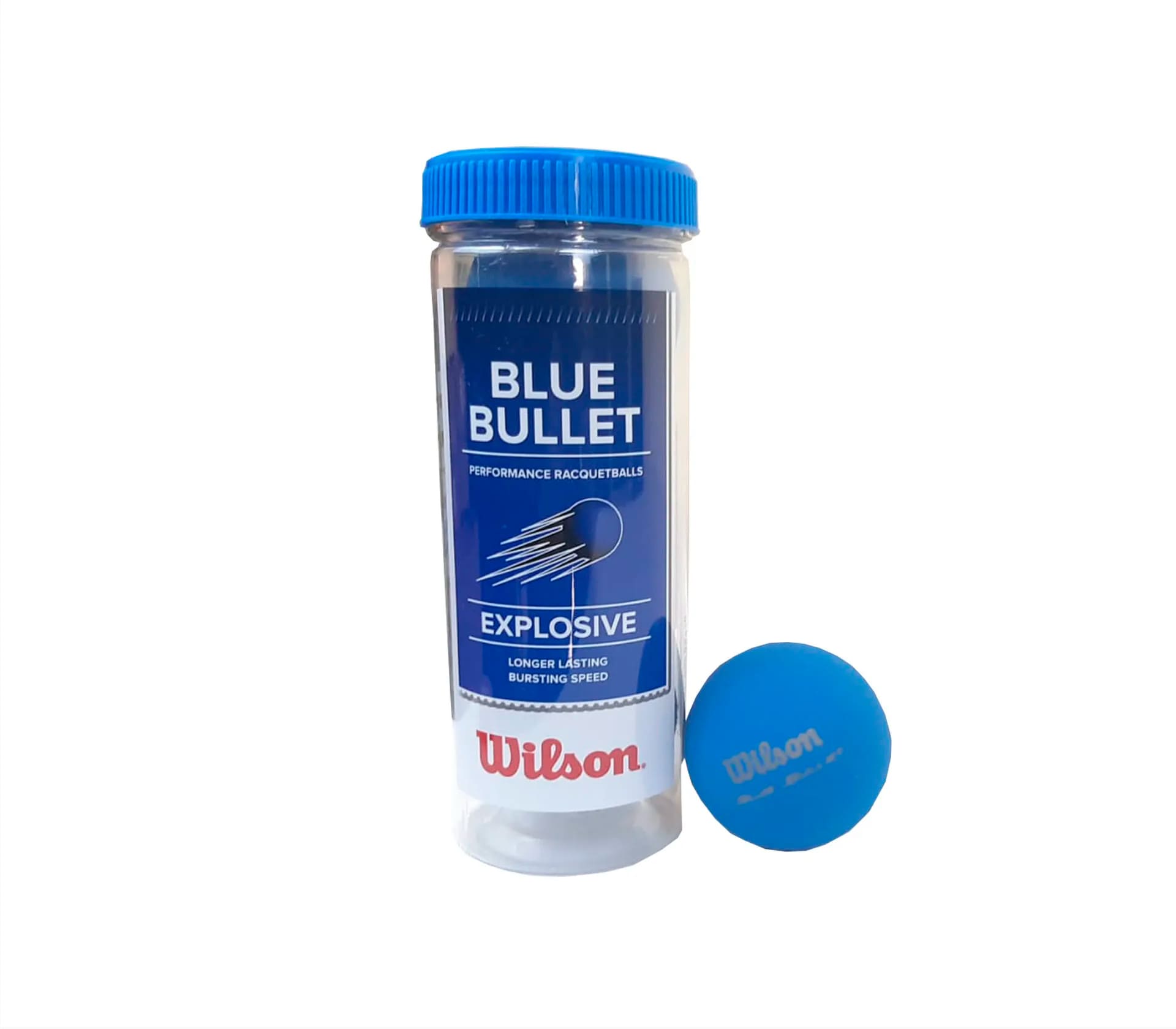 Frescobol Blue Bullet - Tubo 3 Bolas