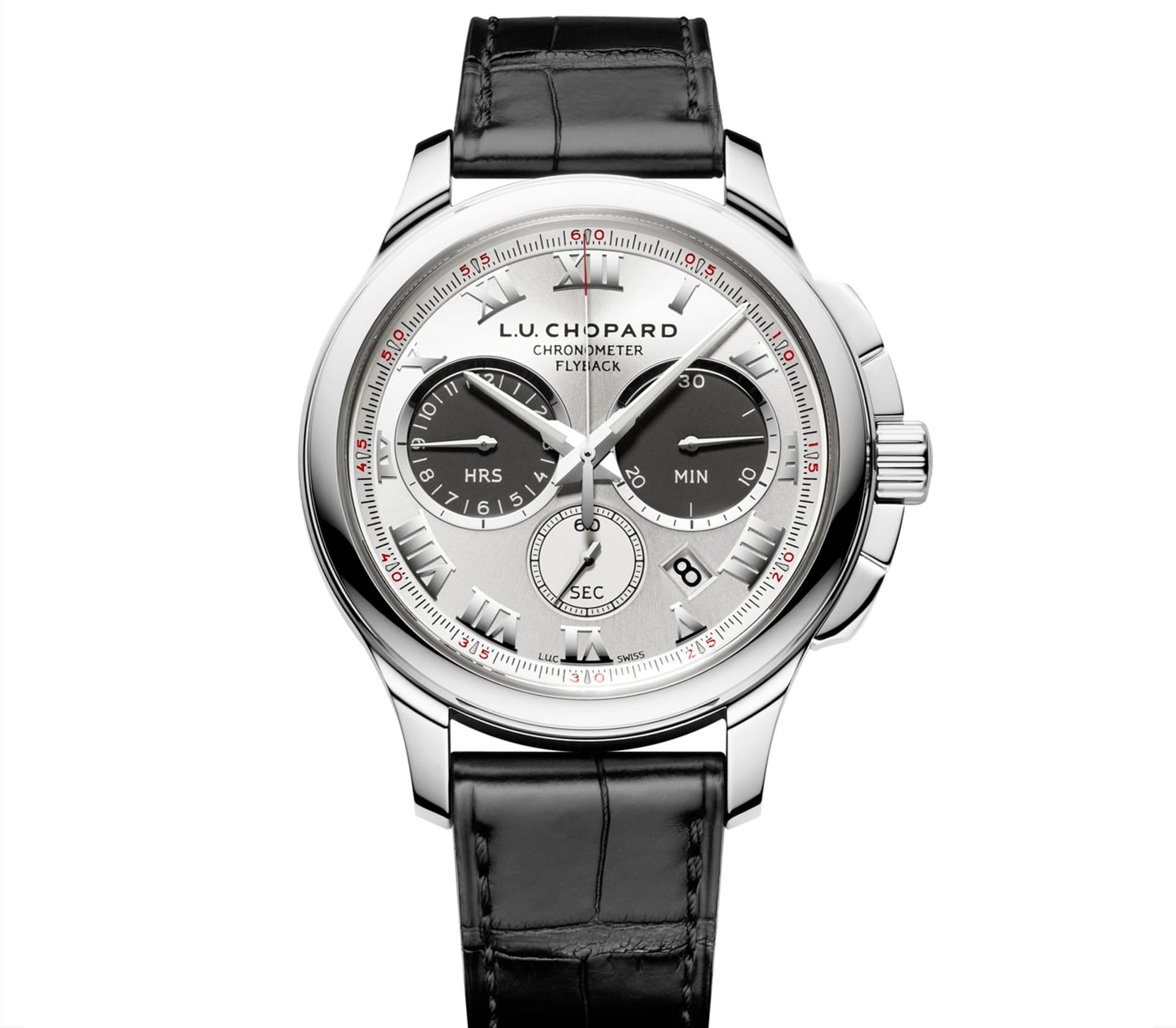 Tradition Retro-Second em Ouro Branco 40mm