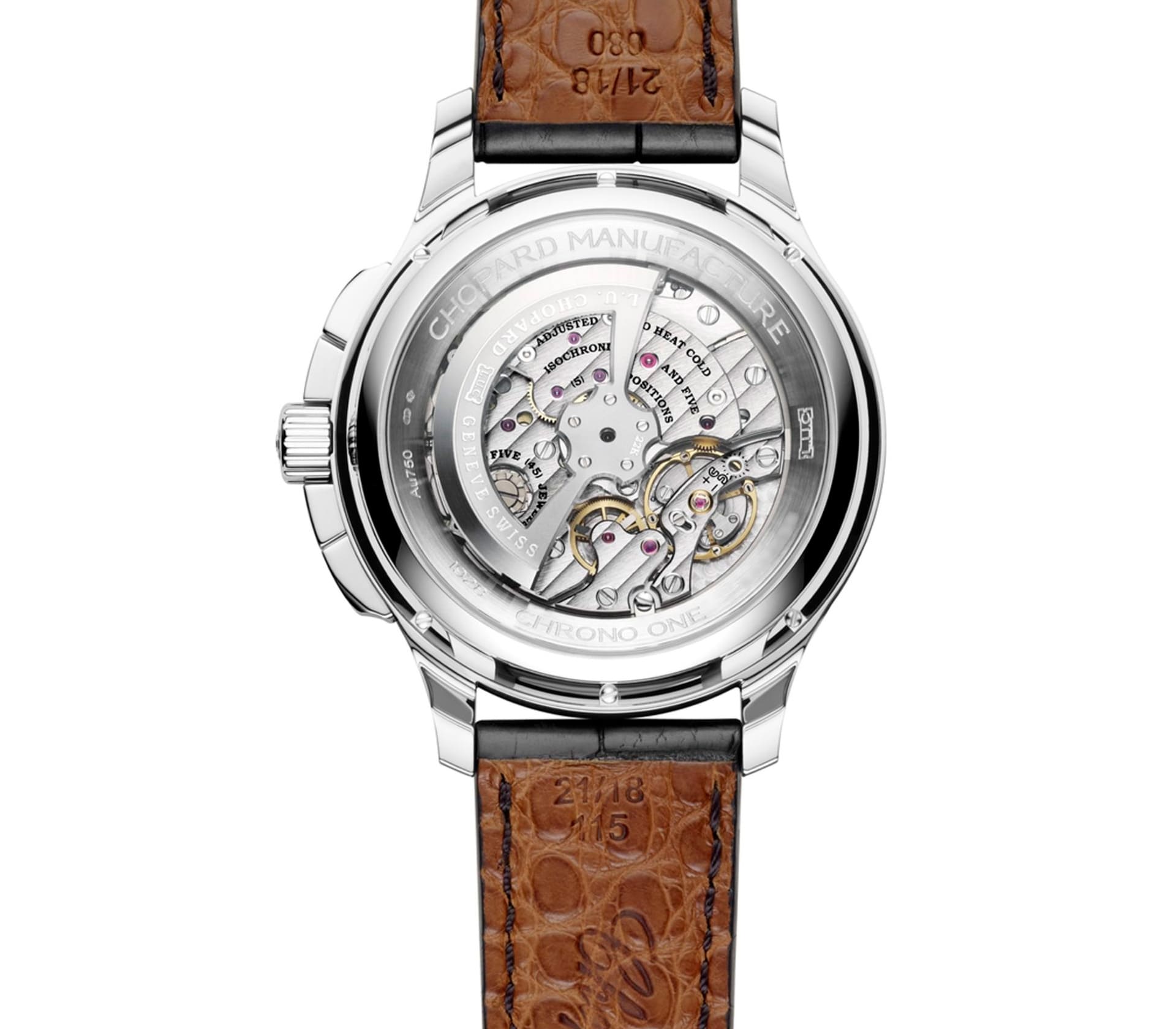 Tradition Retro-Second em Ouro Branco 40mm