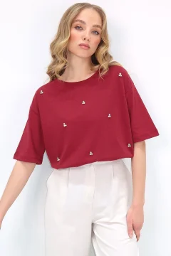 تي شيرت نسائي البروجندي - Фото 4