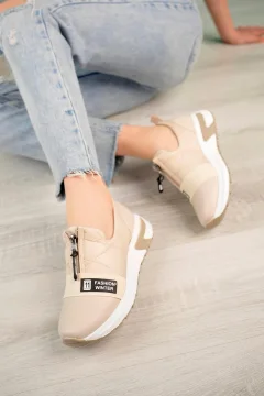 حذاء نسائي كاجوال جلد - Фото 2