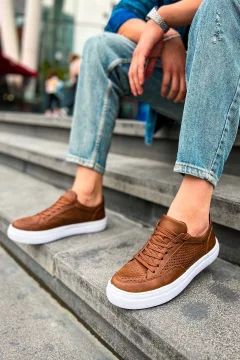 حذاء رجالي باللون البني - Фото 8