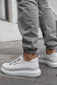 حذاء رجالي باللون الابيض - Фото 3