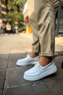 حذاء للرجال - أبيض - Фото 6