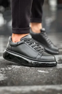 حذاء سوليفو للرجال باللون الأسود - Фото 5