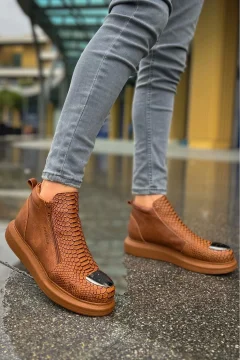 حذاء رجالي باللون البني - Фото 2