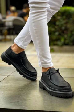 حذاء رجالي باللون الأسود - Фото 8