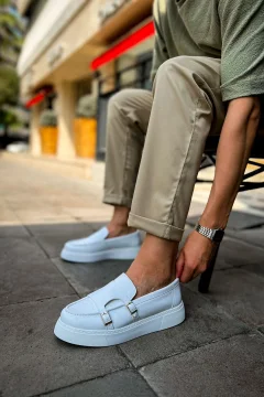 حذاءرجالي باللون الابيض - Фото 5