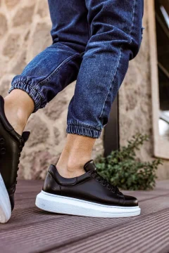 حذاء أسود للرجال - Фото 7