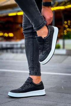 أحذية رجالية باللون الأسود - Фото 6