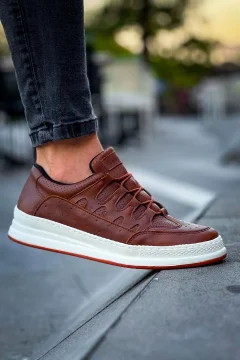 حذاء للرجال بني - Фото 4