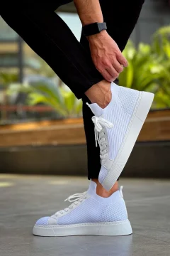 حذاء أبيض للرجال - Фото 3