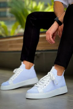 حذاء أبيض للرجال - Фото 4