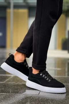 حذاء رجالي باللون الأسود - Фото 5