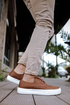 أحذية رجالية باللون البني - Фото 7