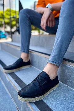 حذاء أسود للرجال - Фото 5