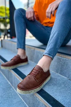 حذاء للرجال باللون البني - Фото 7