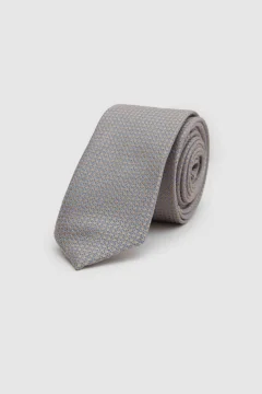Ds Groom Dusty Blue Patterned 5.5 cm Tie - Фото 1