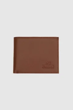 محفظة جلدية أصلية مع صندوق أسمر - Фото 2