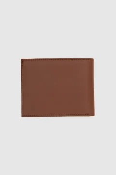 محفظة جلدية أصلية مع صندوق أسمر - Фото 3