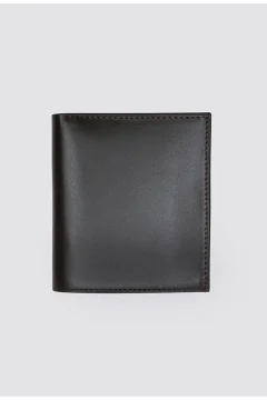 محفظة من الجلد الطبيعي باللون البني - Фото 4