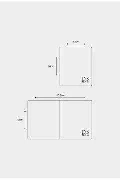 محفظة من الجلد الطبيعي باللون البني - Фото 5
