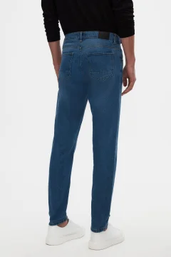 بنطال جينز باللون الأزرق - Фото 4