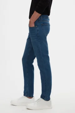 بنطال جينز باللون الأزرق - Фото 7