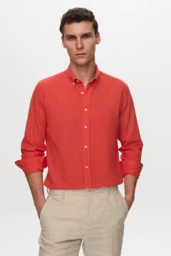 قميص صيفي بنمط زهرة الرمان - Фото 6