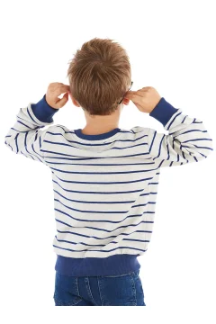 سويت شيرت مخطط - Фото 2