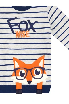 سويت شيرت مخطط - Фото 9