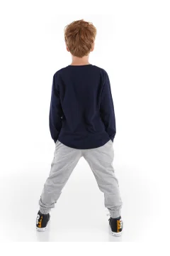 بدلة شتوية للأولاد - تي شيرت وبنطلون - Фото 6