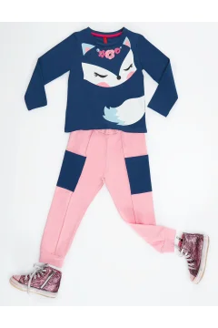 طقم تي شيرت وبنطلون للفتيات - Фото 7