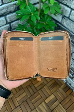 محفظة صغيرة من الجلد باللون البني العتيق - Фото 8