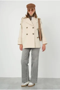 معطف نسائي قصير - Фото 7