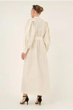 قفطان إكرو مطرز بالأحجار - Фото 4